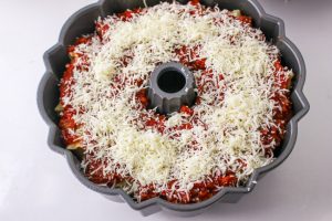 cheese added to top