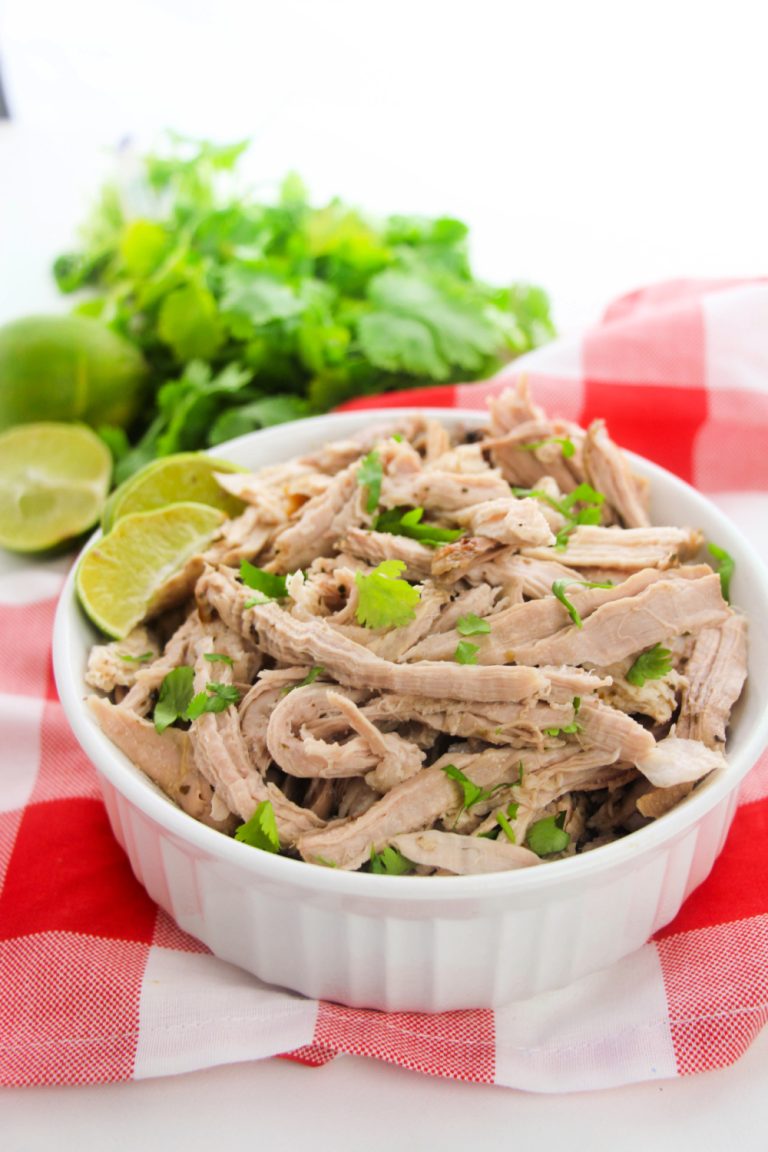 Cuban Style Pork Roast in a bowl