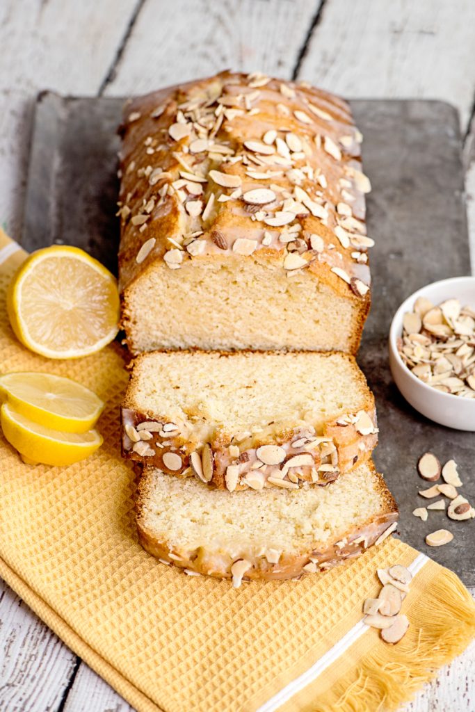 Almond Lemon Bread sliced