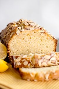 Almond Lemon Bread sliced