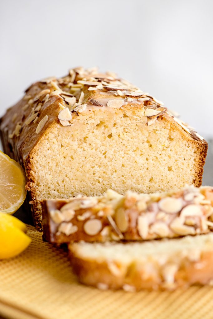 Almond Lemon Bread sliced