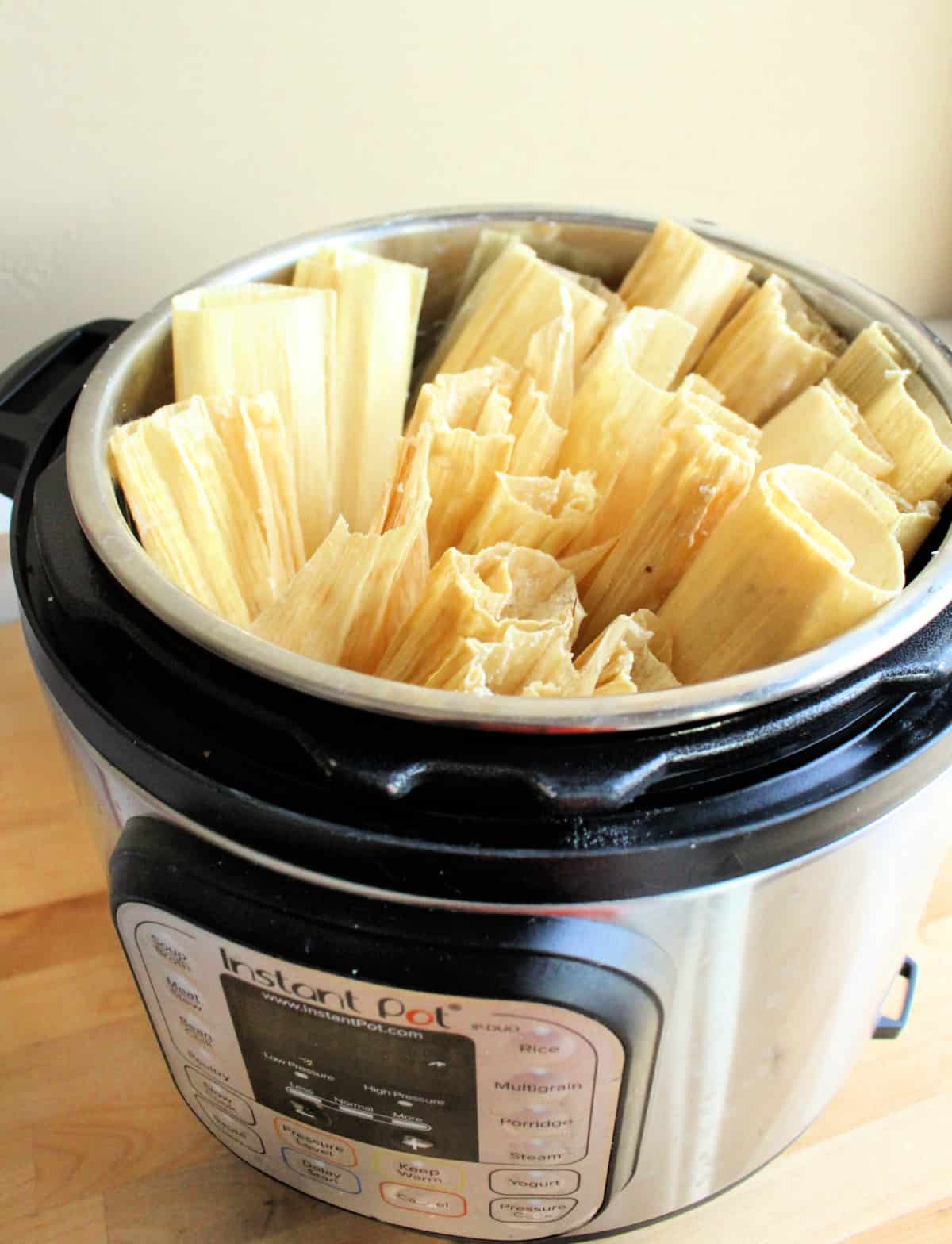 intant pot chicken tamales